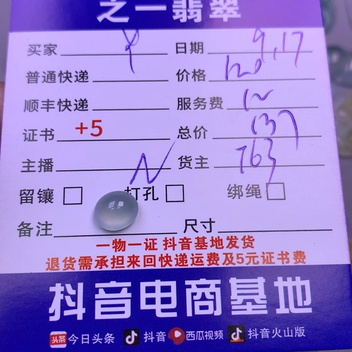 颈饰未镶嵌翡翠?*Y