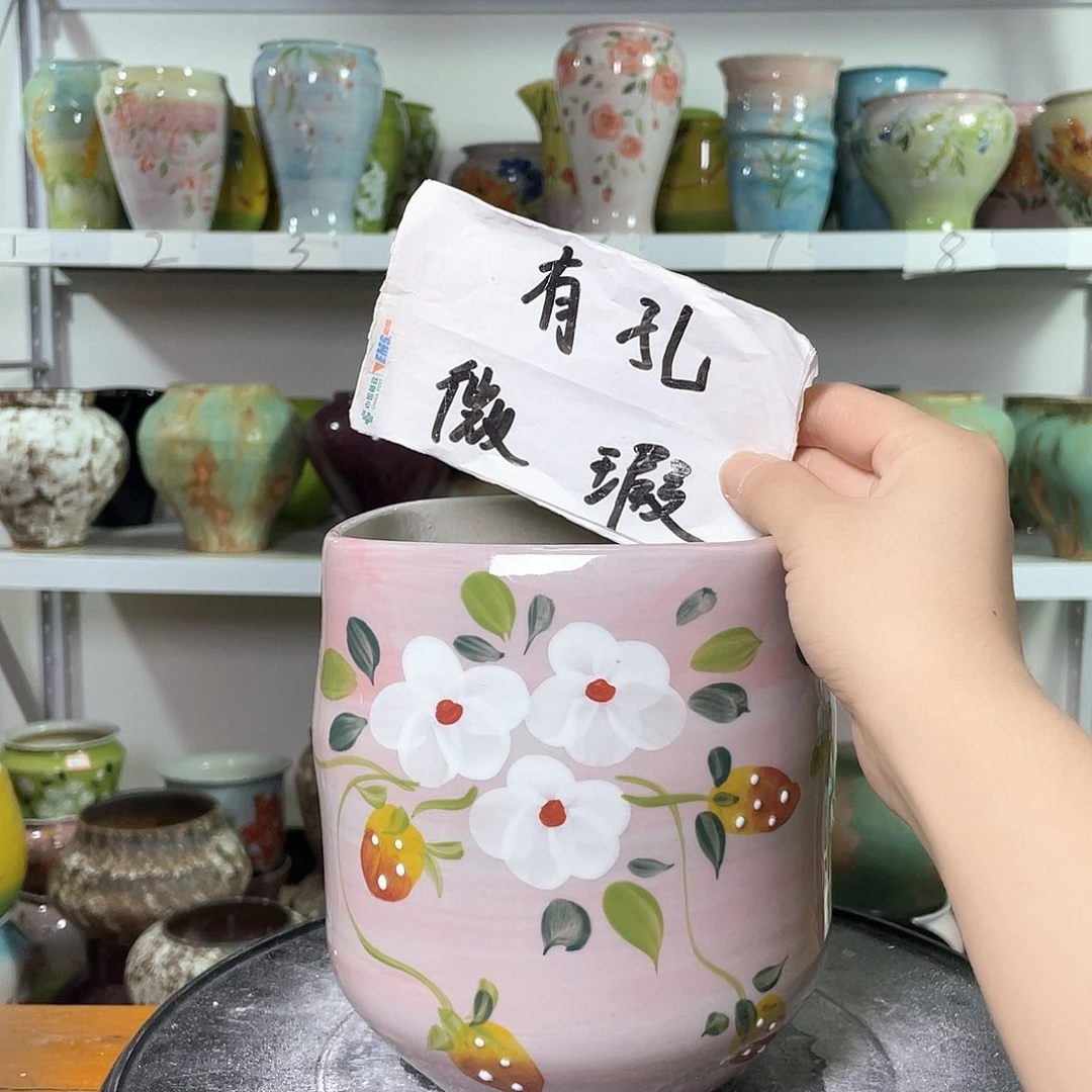 景德镇陶瓷花盆花器暇256