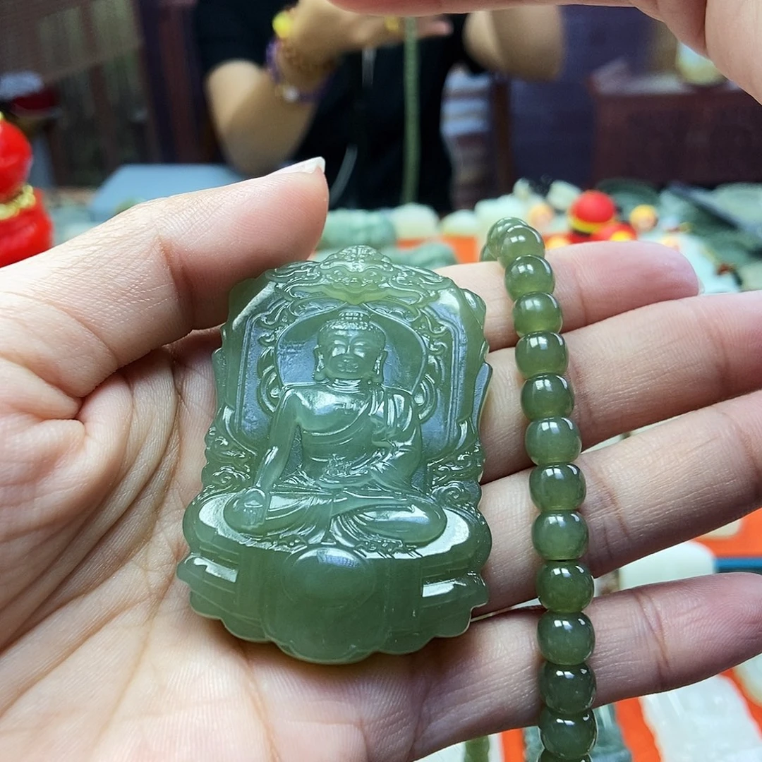颈饰未镶嵌和田玉风*