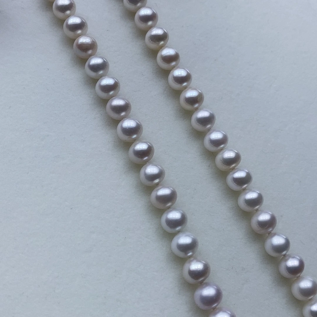 淡水珍珠颈饰银S925镶嵌➕8.9炫彩