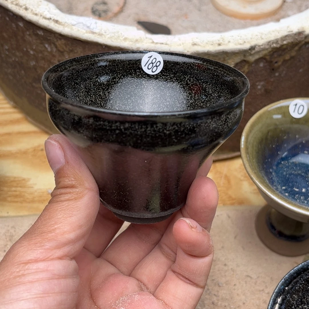 茶盏义兴龙窑坚持真柴烧微瑕