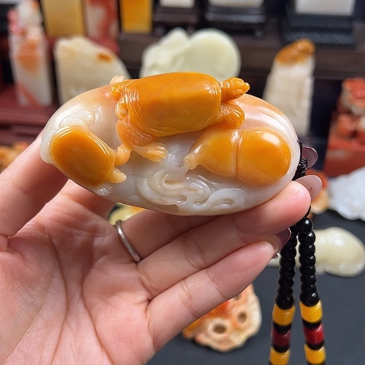 寿山石老性芙蓉石