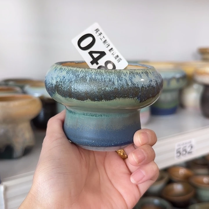 景德镇手工陶瓷盆 口7