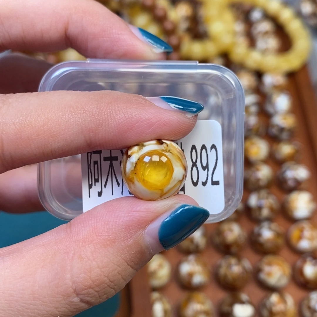 把件猴头核桃沁色圆珠老型892