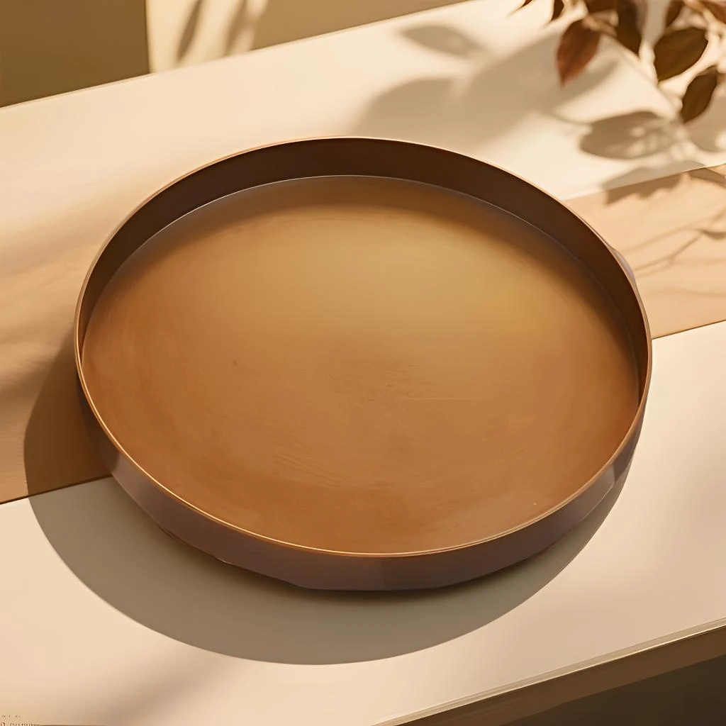 李迎春手工香盘 打香篆专用 苏工纯紫铜失蜡铸造（内口径24.5cm）