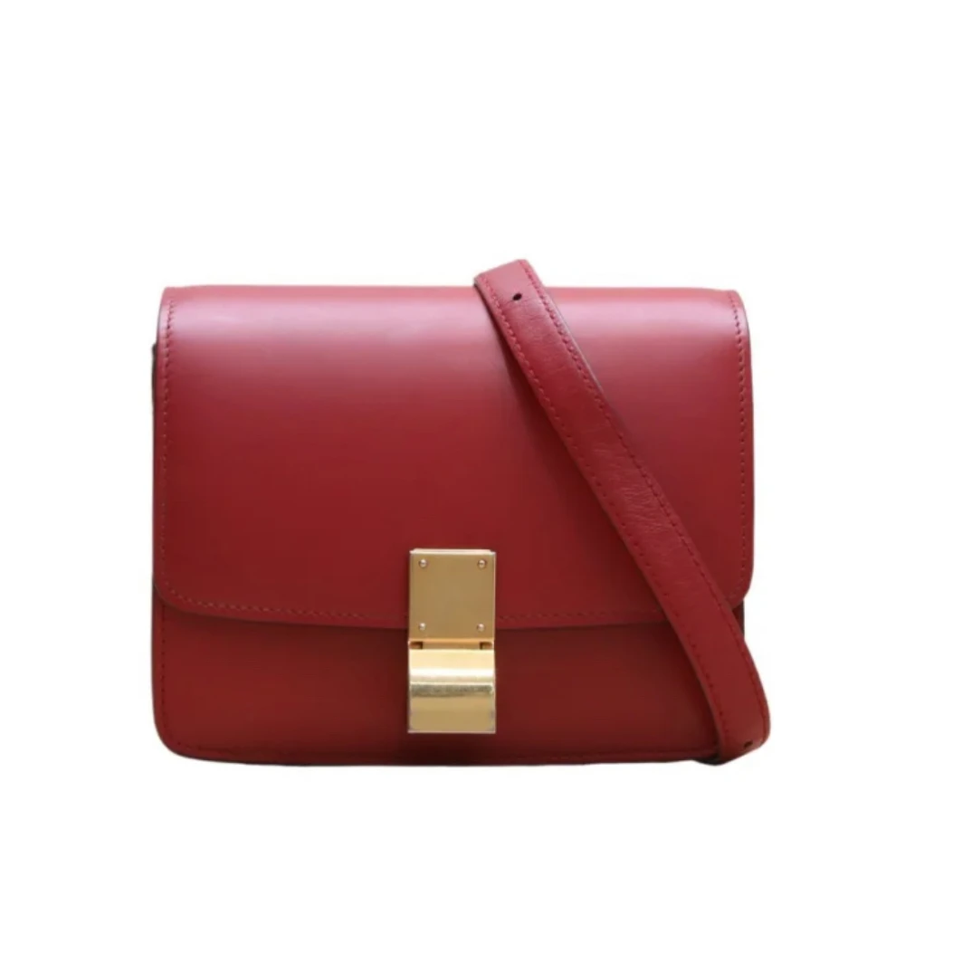 95新 Celine/思琳 赛琳/Celine box小号红色（15284335）