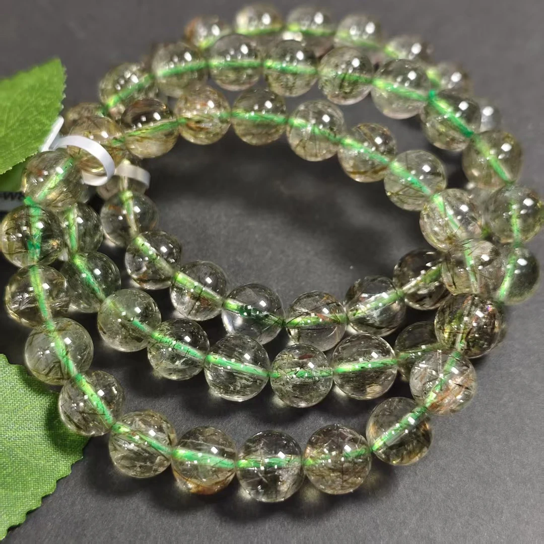 【书记甄选】天然绿碧玺发单圈手链 多样性发一件 约9mm 6925CK