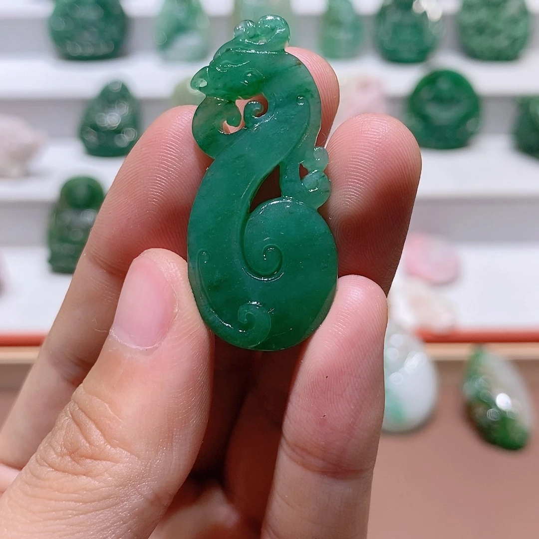 独山玉未镶嵌吊坠