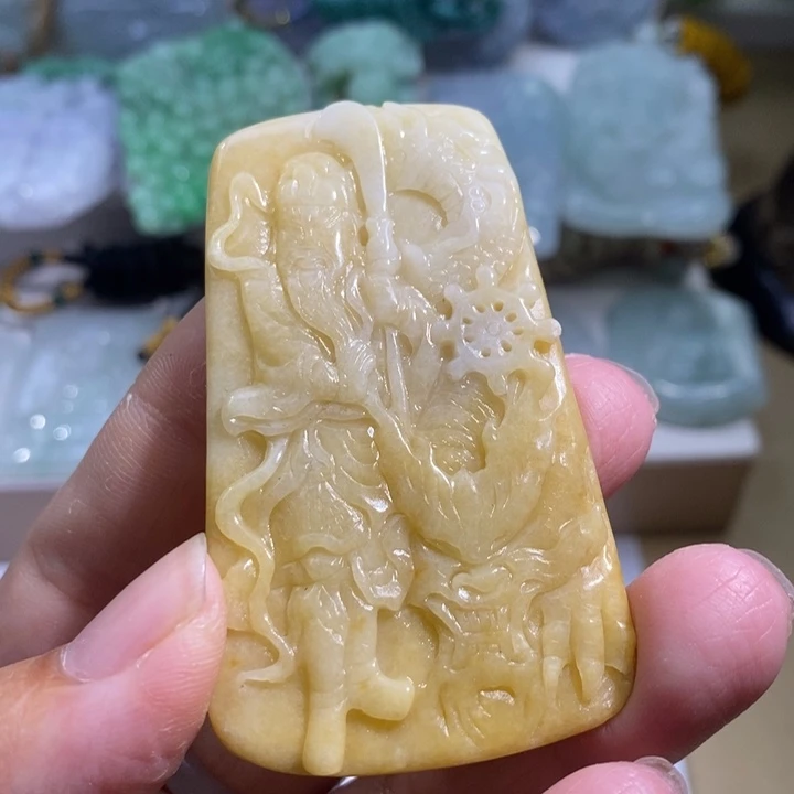 【闪购商品】颈饰未镶嵌翡翠关公