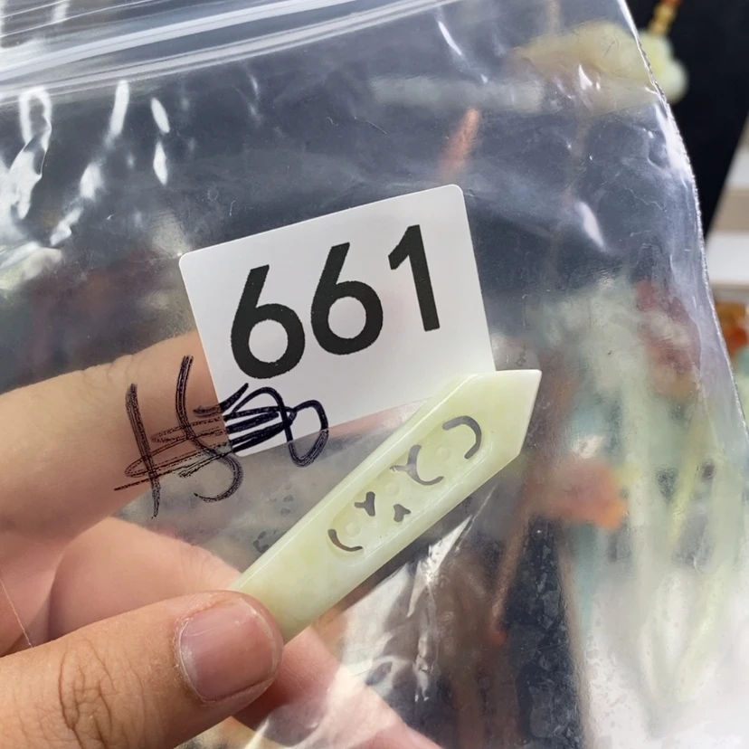 【闪购商品】岫玉发饰未镶嵌开*?