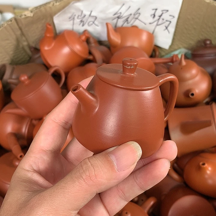 茶壶紫砂原矿朱泥茶壶茶具家用80