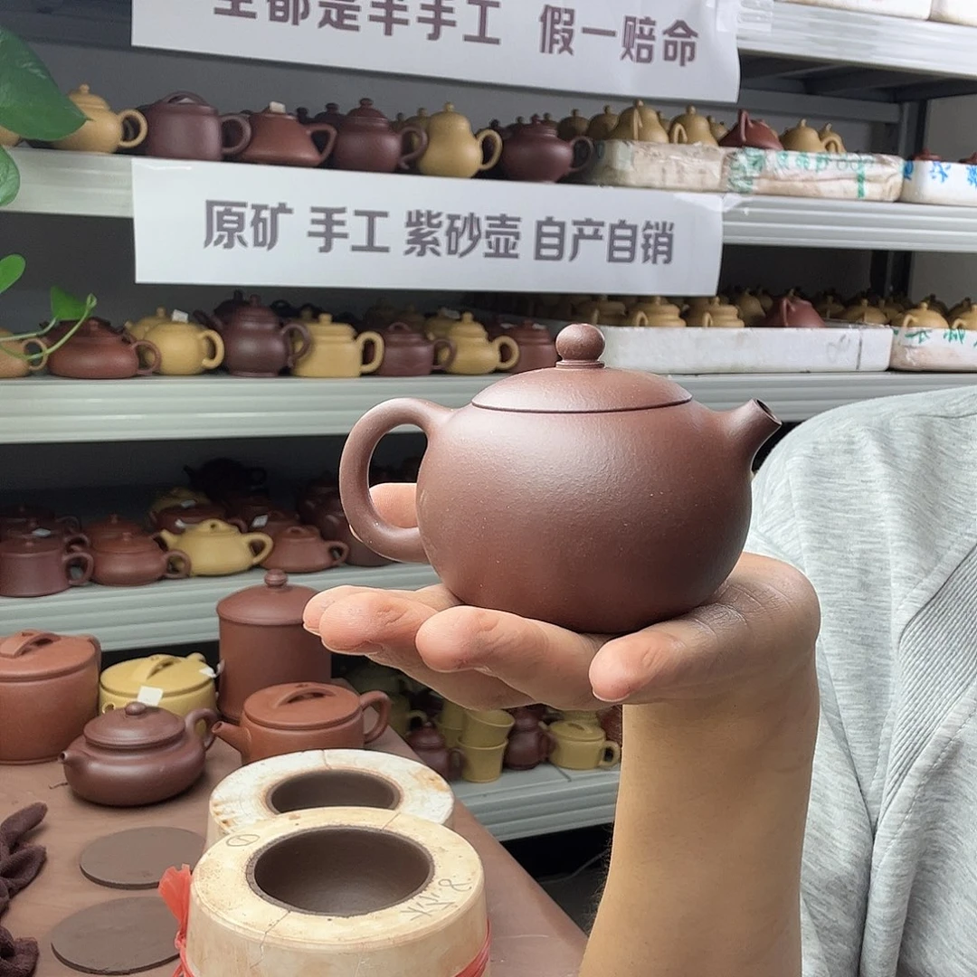 茶壶紫砂紫泥小西施