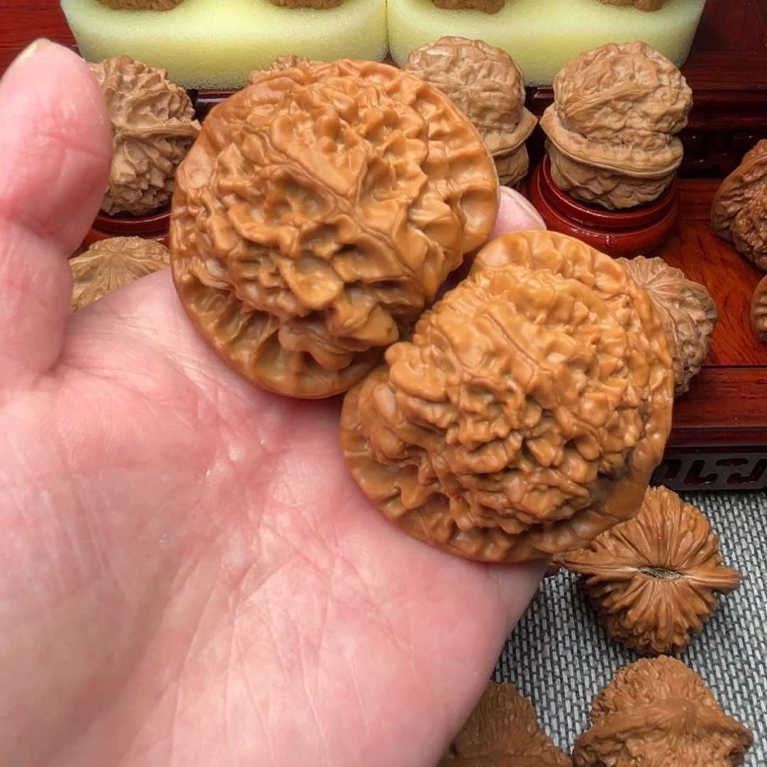 吊坠文玩核桃官帽52尺全品