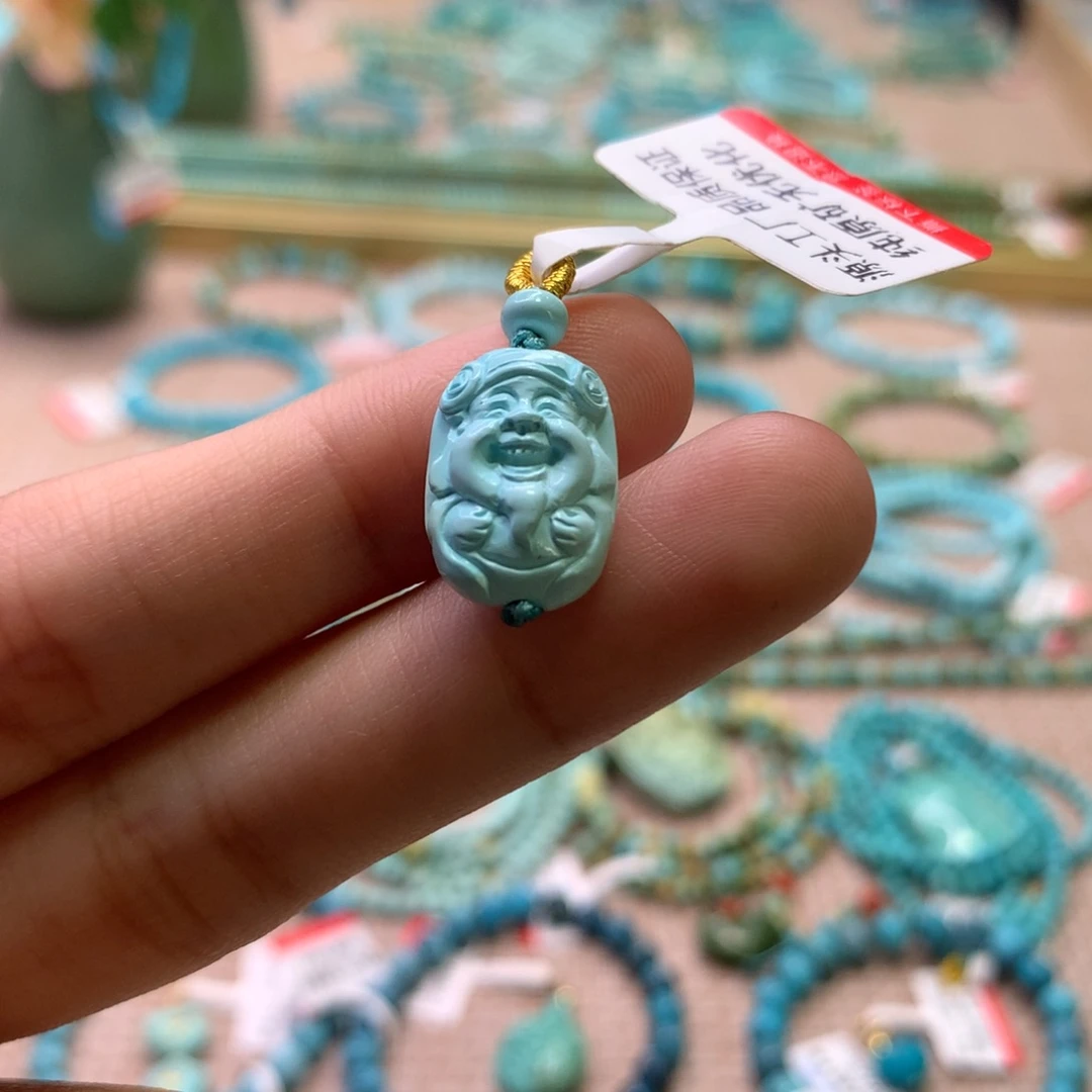 绿松石未镶嵌配饰