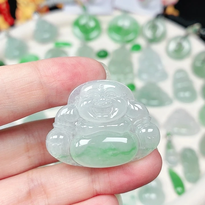 颈饰未镶嵌翡翠缅甸天然A货翡翠