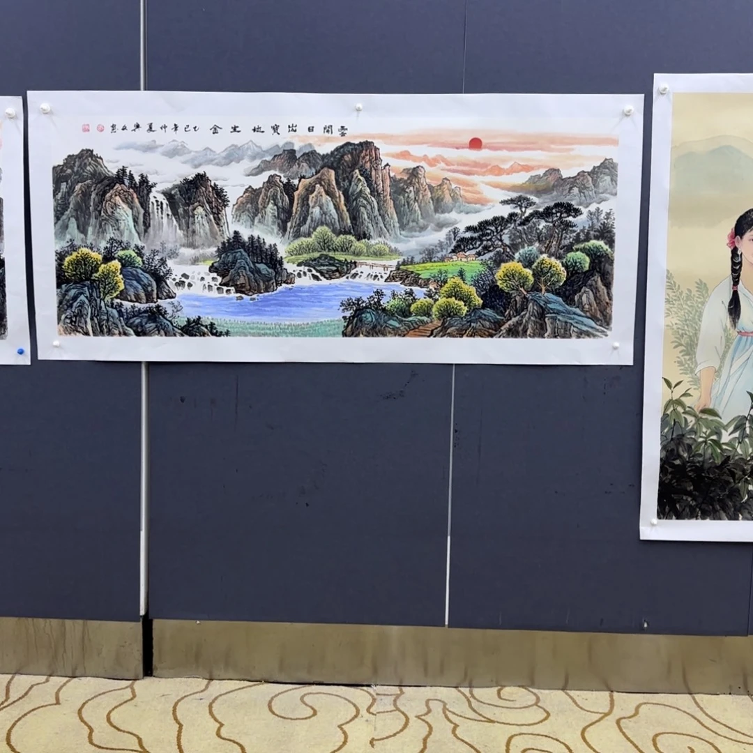会***望国画李欣主播李欣。夏兴文李欣主播