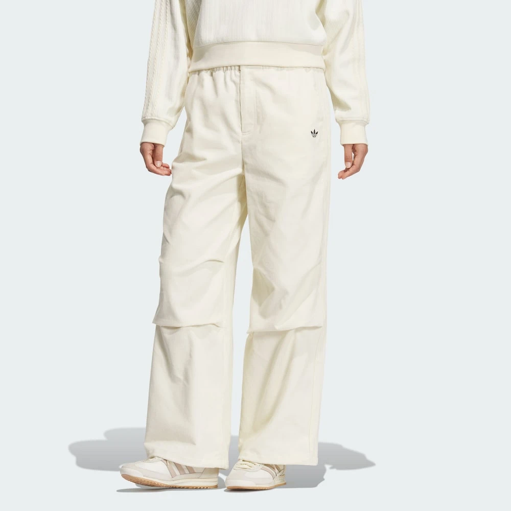 Adidas三叶草STREET W PANT纯棉舒适经典简约灯芯绒运动裤 KS5958