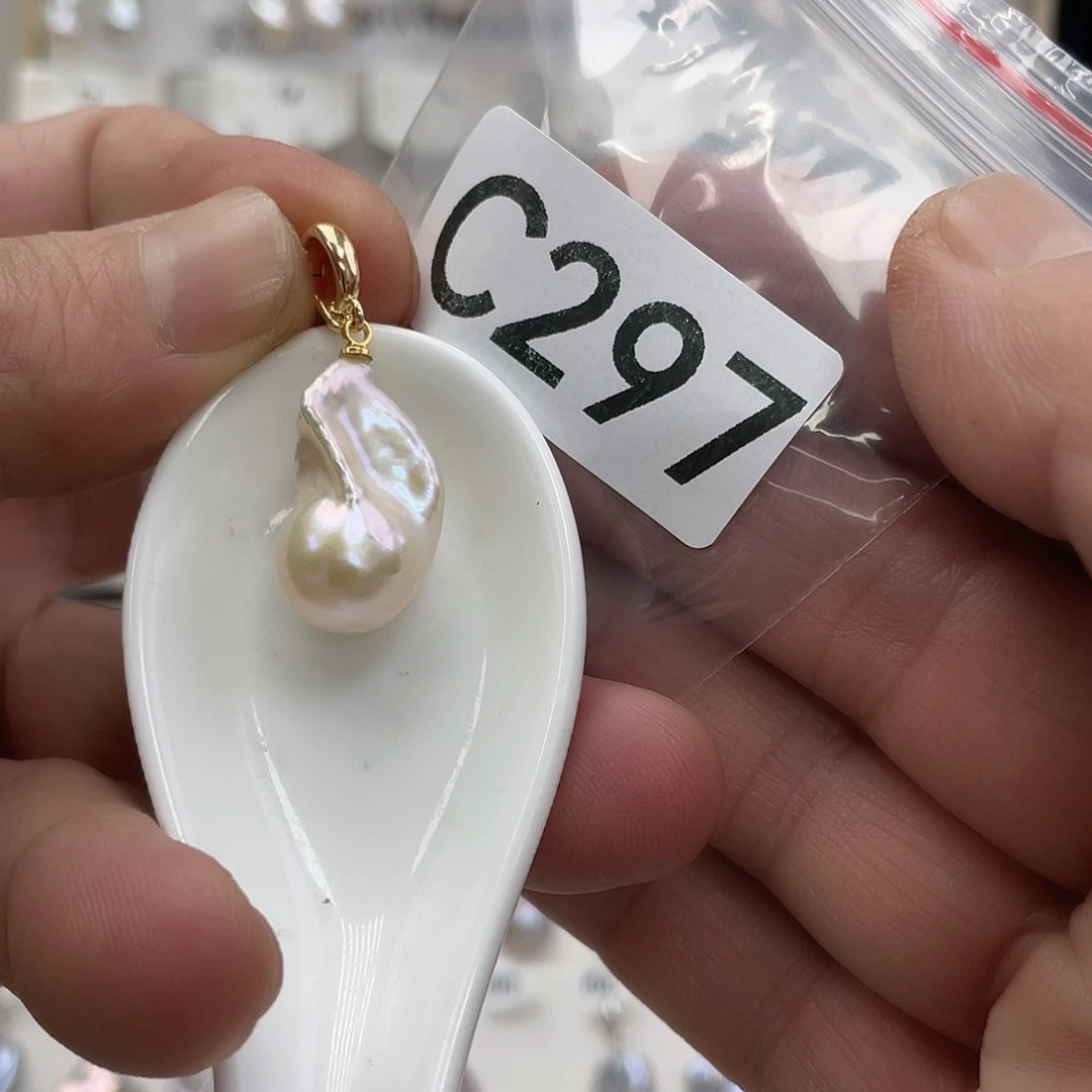 淡水珍珠颈饰银S925镶嵌就***你