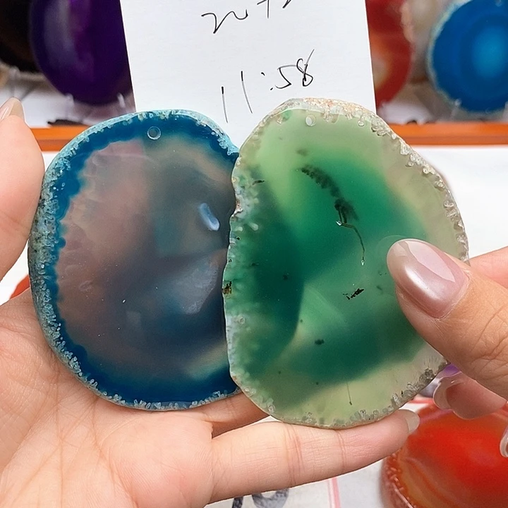 优***遂玛瑙/玉髓合金颈饰