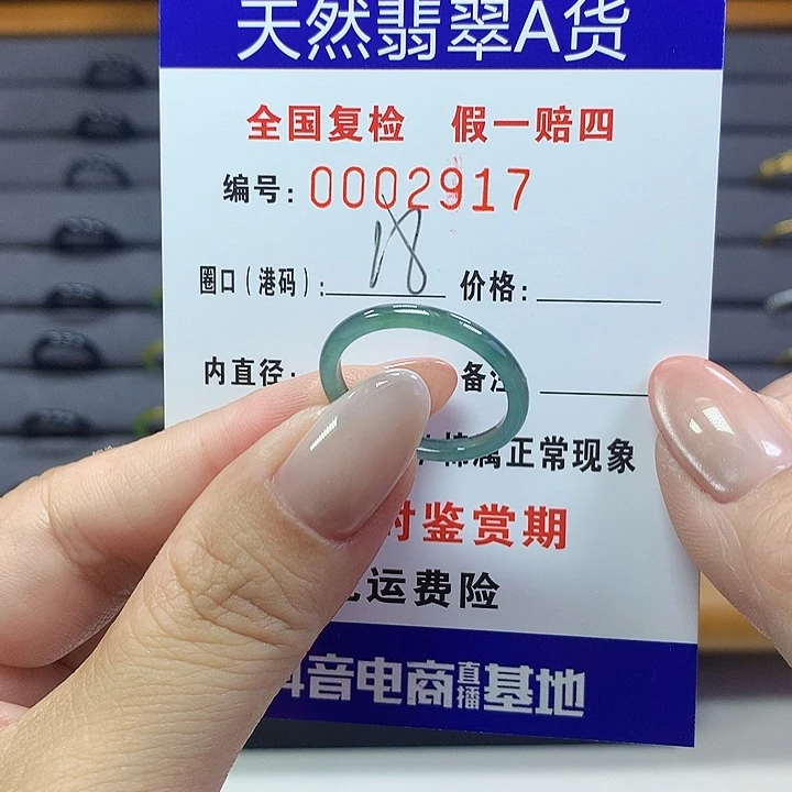 翡翠戒指未镶嵌2917