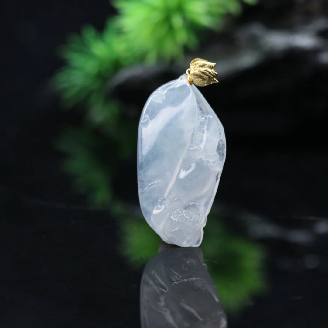 FC6天然缅甸翡翠A货18k吊坠/200481/保利厦门拍卖