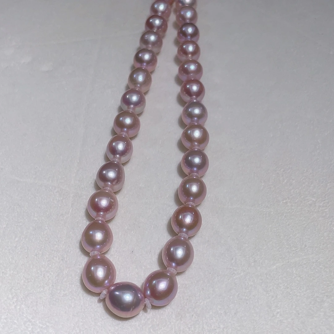 淡水珍珠颈饰银S925镶嵌