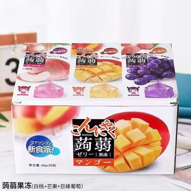 【团单】拍1开21 低脂低卡零脂肪果味蒟蒻果汁口味解馋小零食