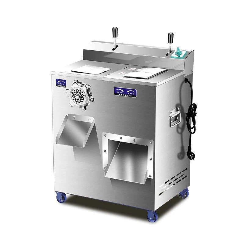 绞切一体机多功能绞肉机商用绞切机绞肉机家用绞馅肉丝灌肠机