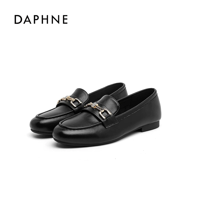 Daphne/达芙妮女鞋2025秋季玛丽珍单鞋粗跟时尚百搭复古休闲经典
