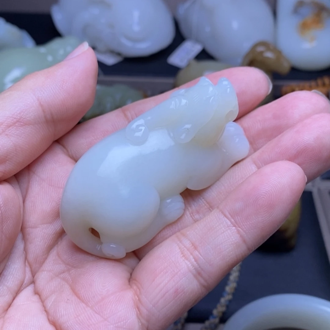 【闪购商品】和田玉未镶嵌颈饰滕****所