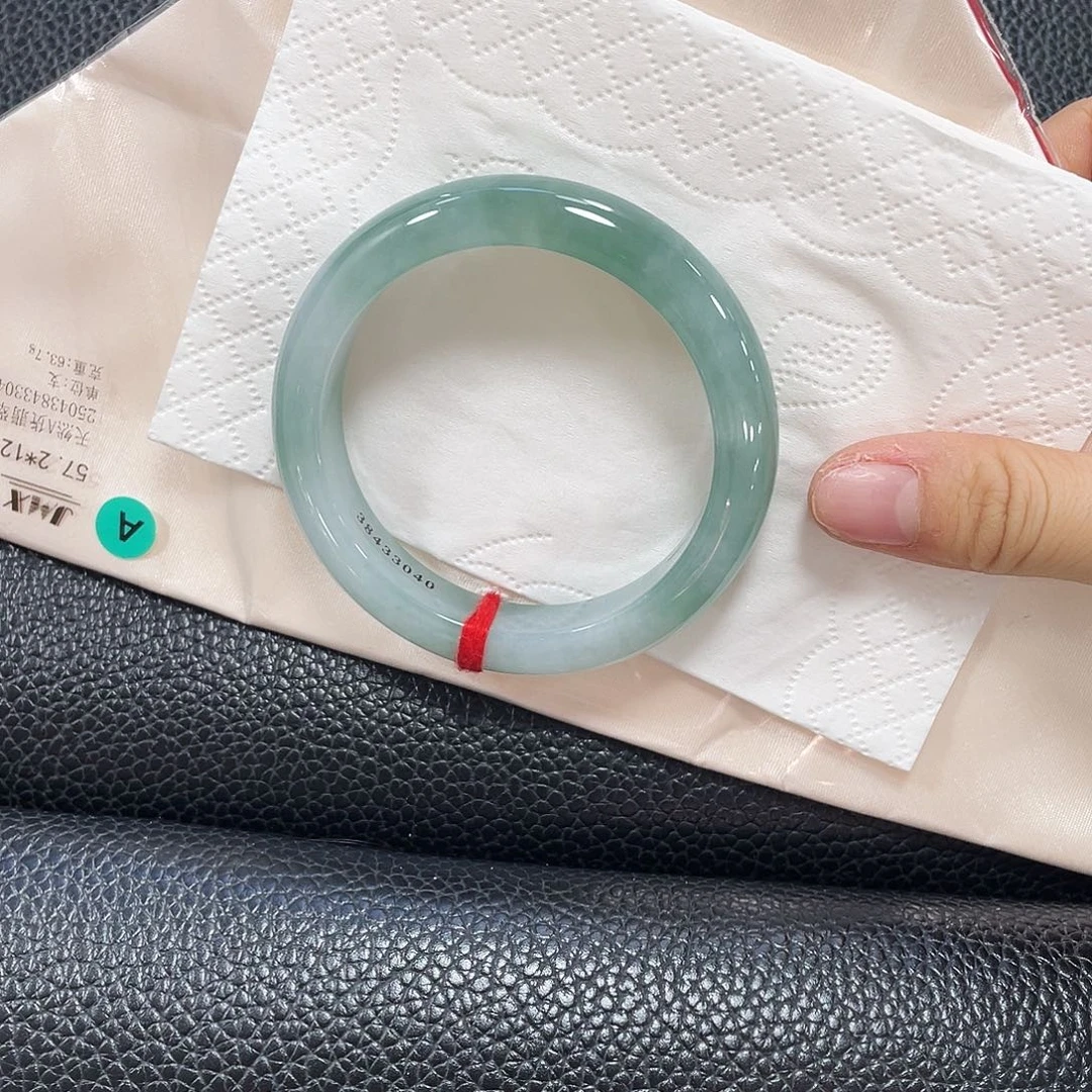 翡翠未镶嵌手镯天然缅甸A货翡翠手镯14号