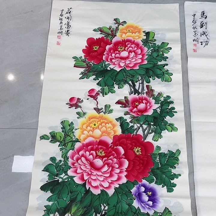 国画在这种装修正在做