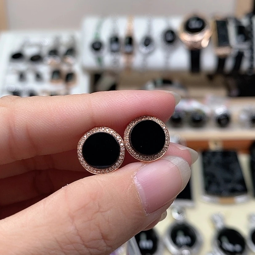 【闪购商品】翡翠耳饰18K金镶嵌耳包