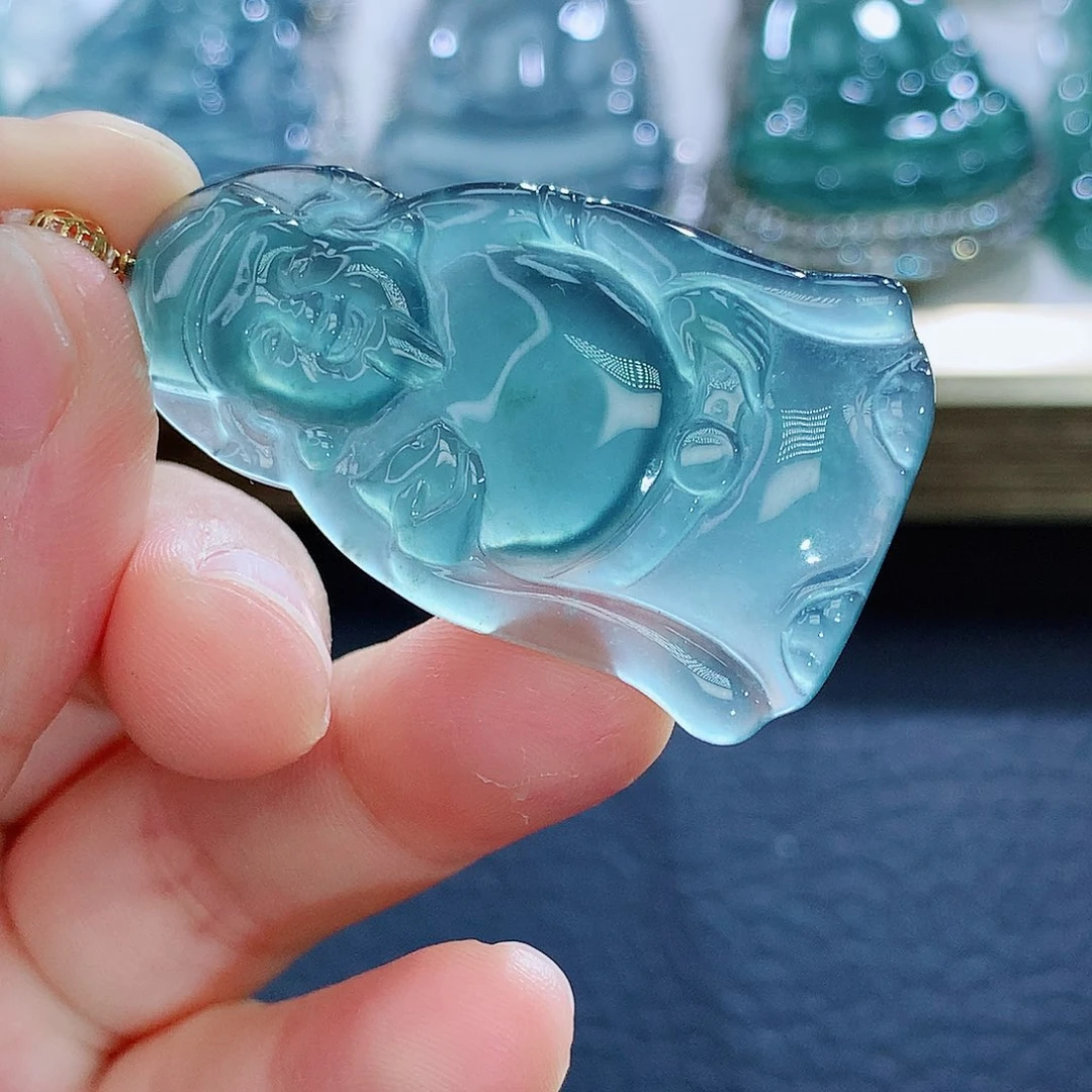 未镶嵌挂件翡翠翡翠