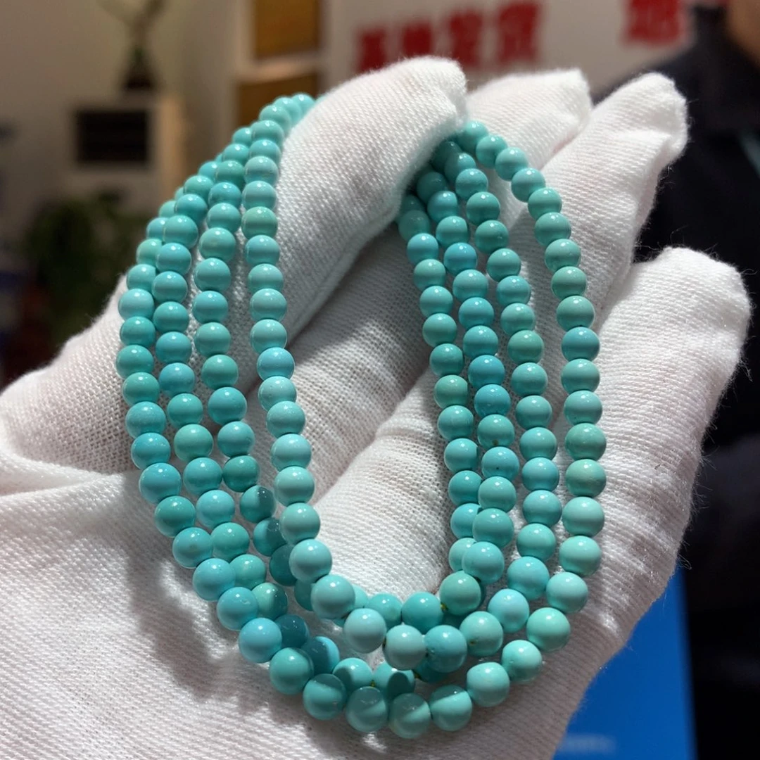 未镶嵌绿松石长链