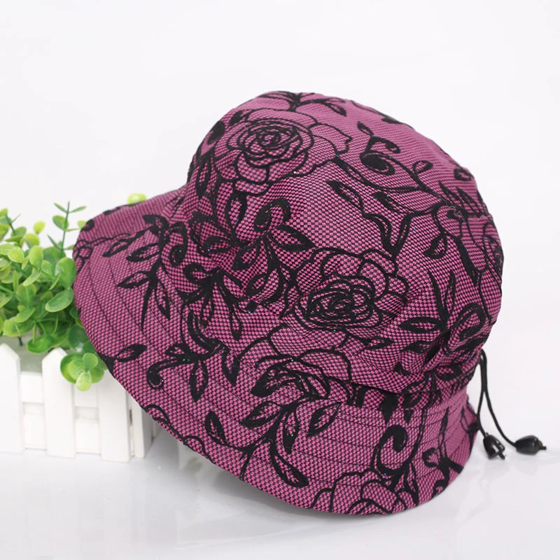 中老年帽子女春秋天薄款妈妈盆帽子女士渔夫帽新款休闲防晒遮阳帽