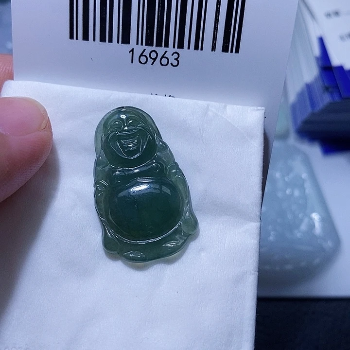 颈饰未镶嵌翡翠天光墟翡翠市场现金代购