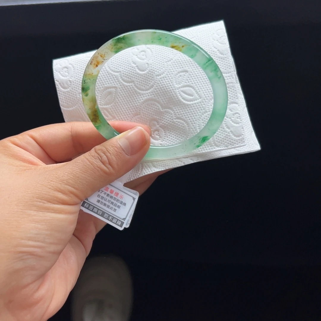 石英质玉未镶嵌手镯非洲翠5657