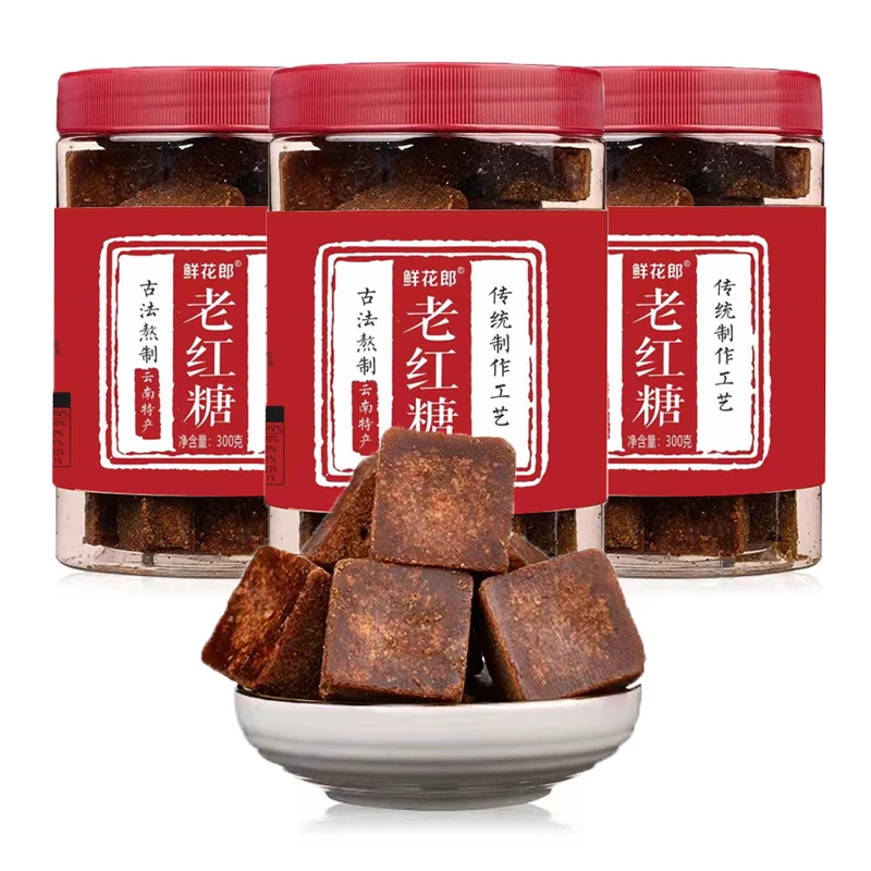 【背篼哥】云南古法老红糖300g/瓶