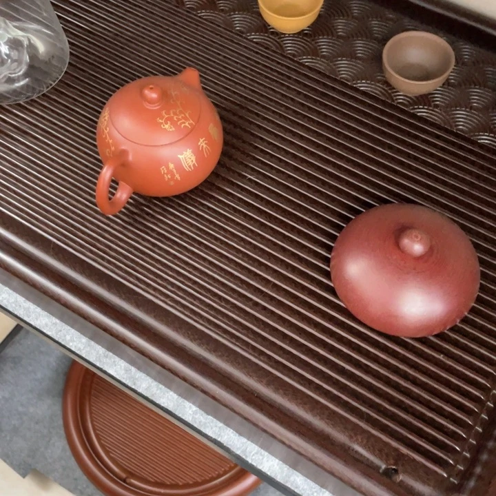 针****链紫色祥云电木茶盘