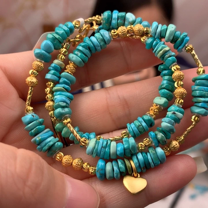 绿松石未镶嵌原矿