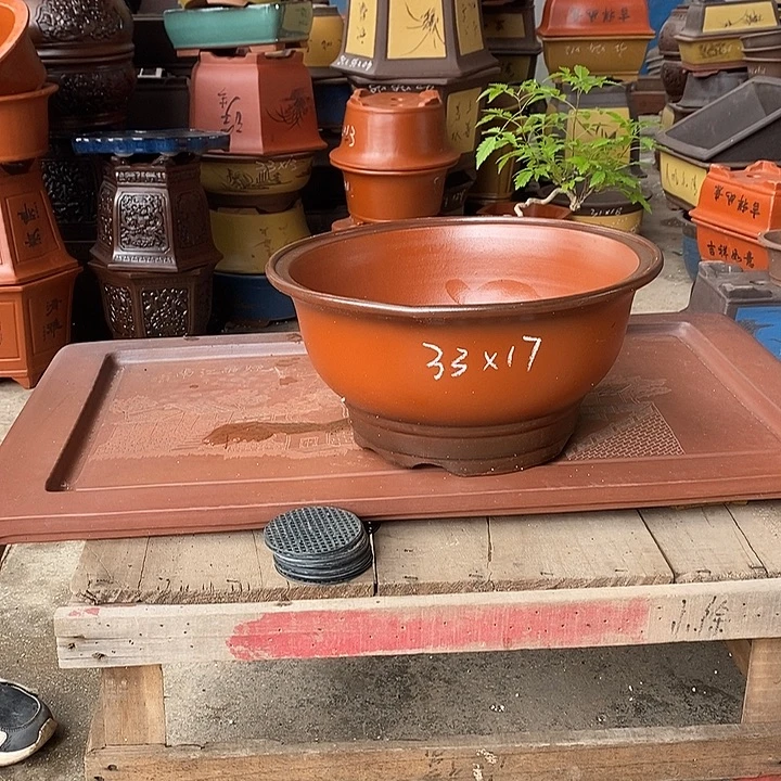 紫砂花盆紫砂花盆
