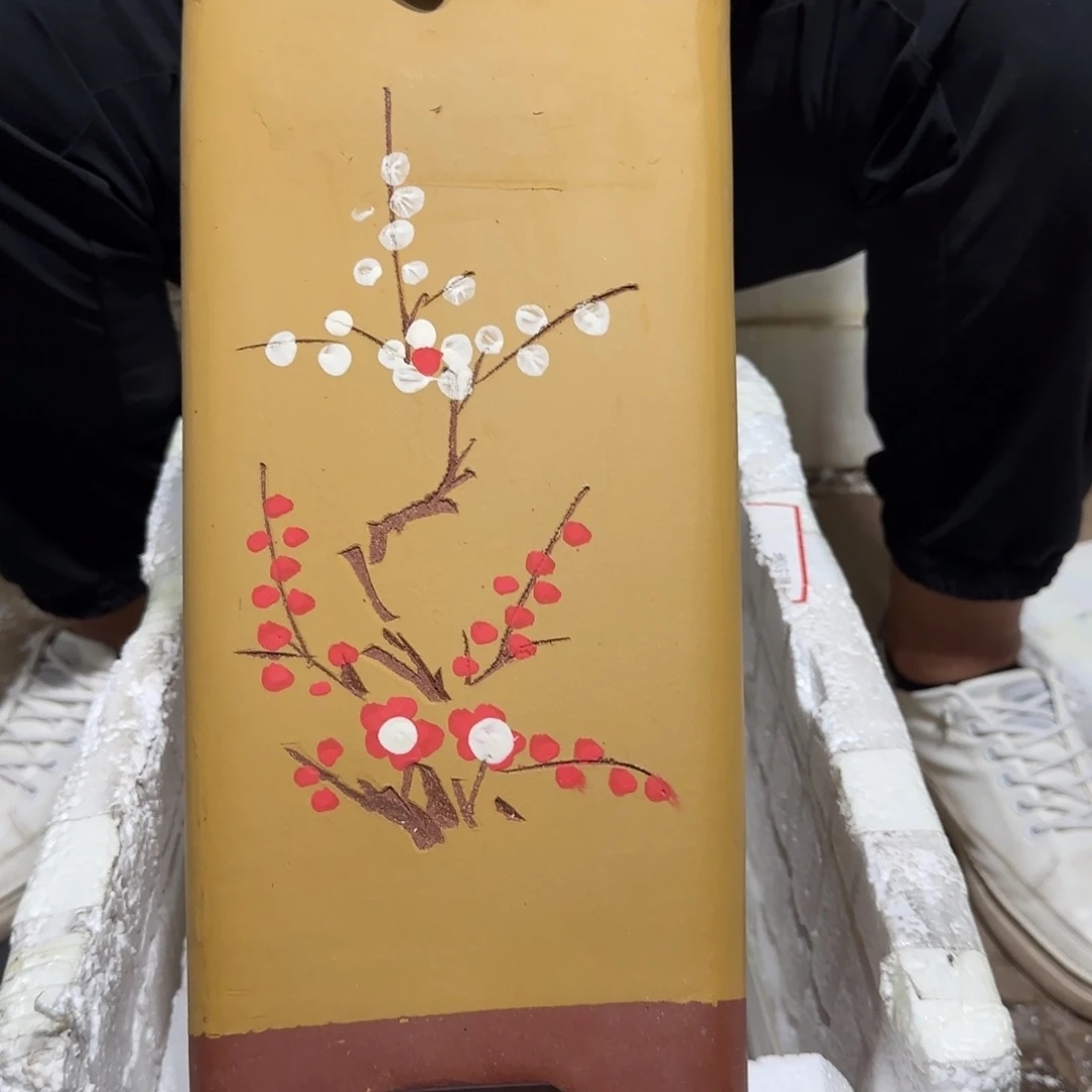 紫砂花盆口径14高度31