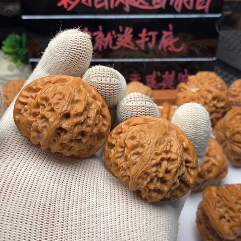 【闪购商品】文玩核桃把件空*17宫灯