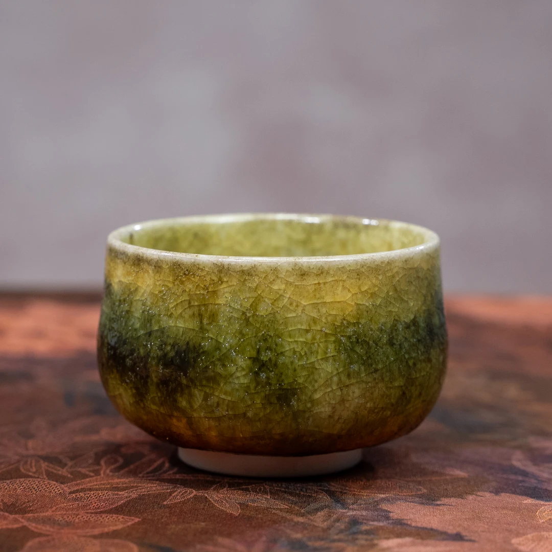 景德镇小霞志野烧【星空油画】原矿手作 柴烧主人杯 茶杯0003