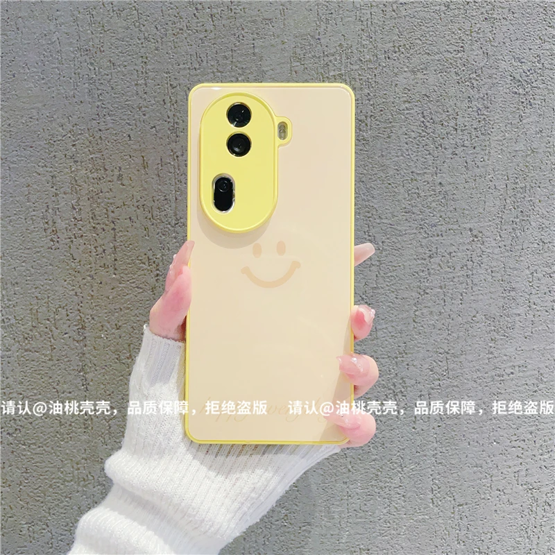 （OPPOReno11系列）肤感玻璃壳适用OPPOReno11/Reno11Pro/11f手机壳