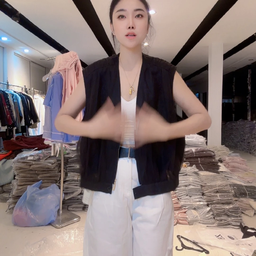 里安家亚麻马甲67676797