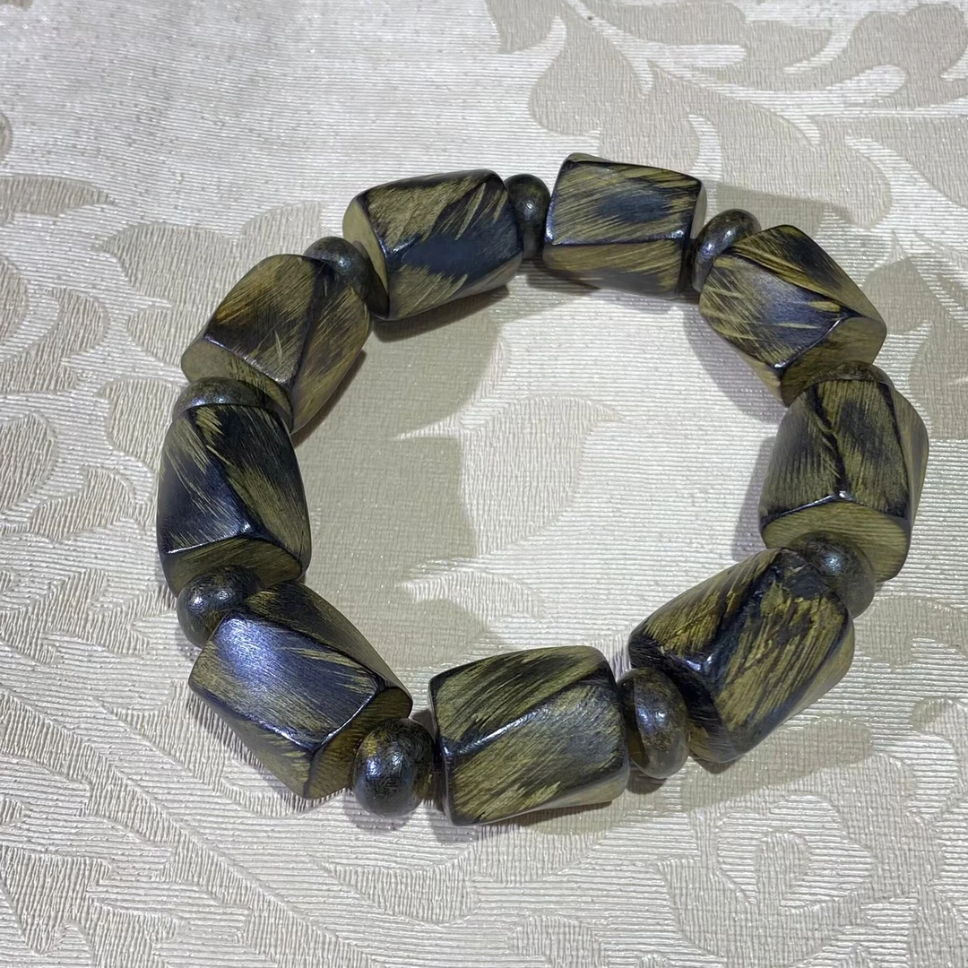 非金属珐琅手链 K6332  精选黄色旋转菱形手链