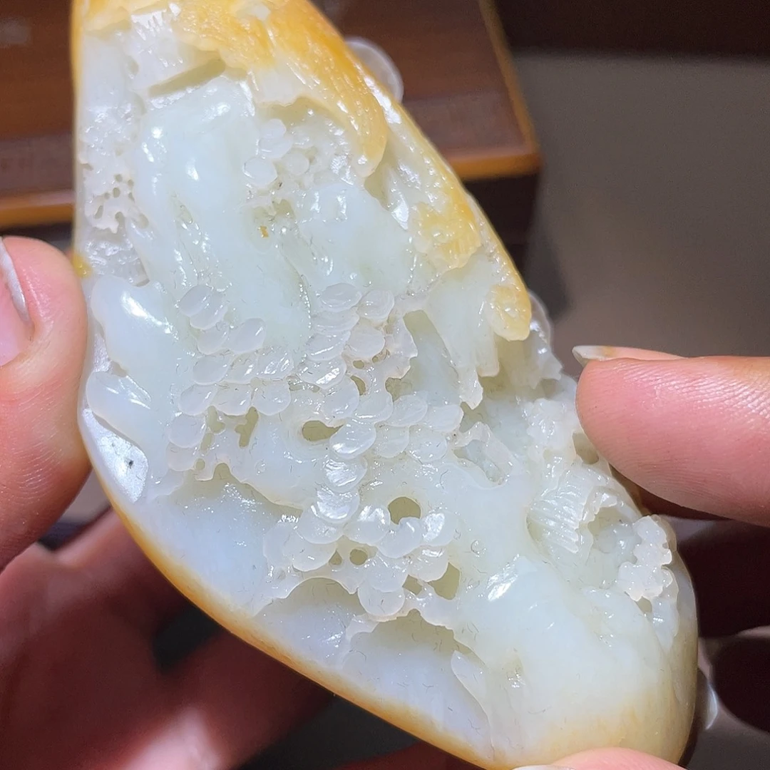 和田玉未镶嵌颈饰D2