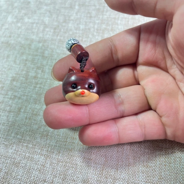 小狗头配饰适合DIY手链手机链